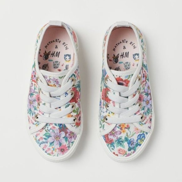 H&M Other - NATHALIE LÉTÉ x H&M Floral Print Sneakers